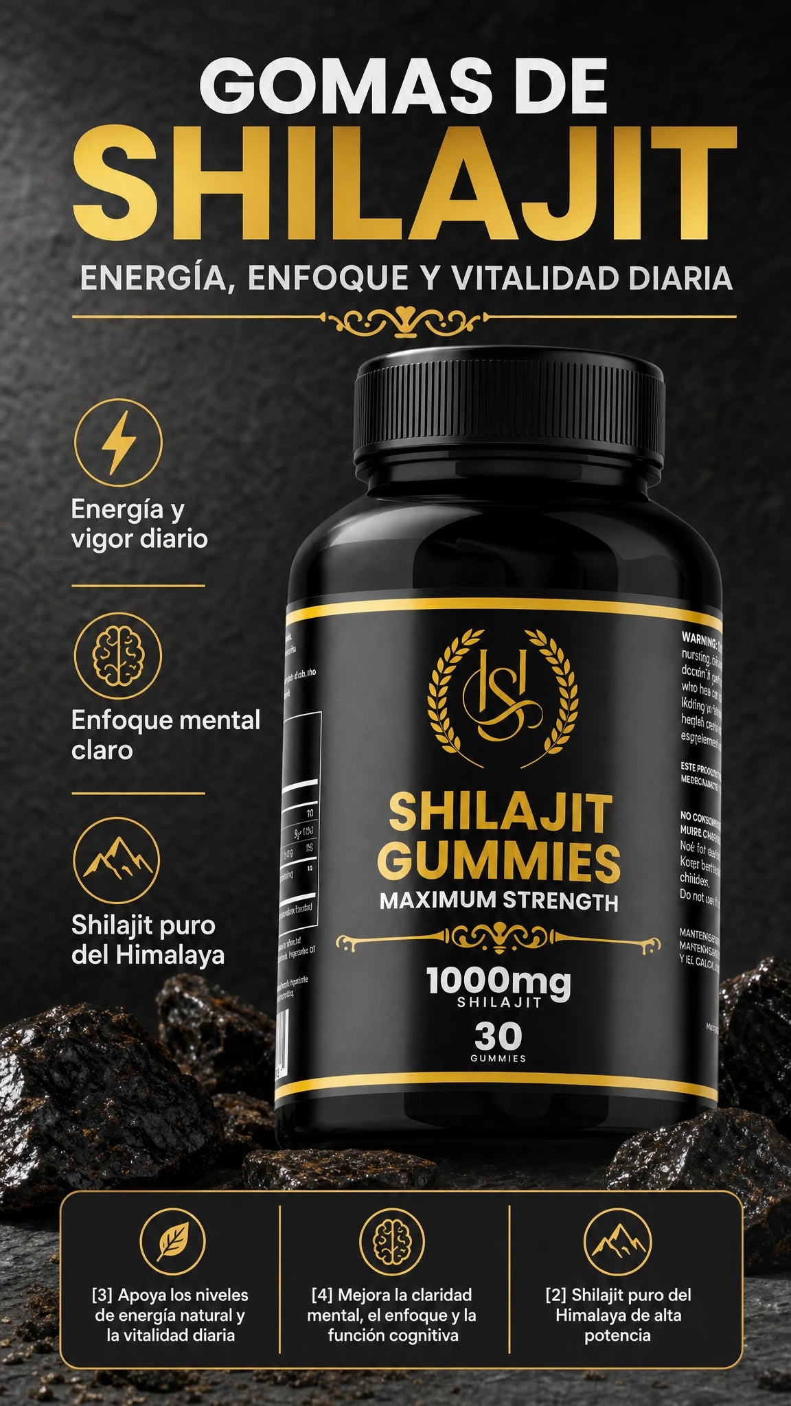 GOMAS SHILAJIT ¡ENVÍO GRATIS!